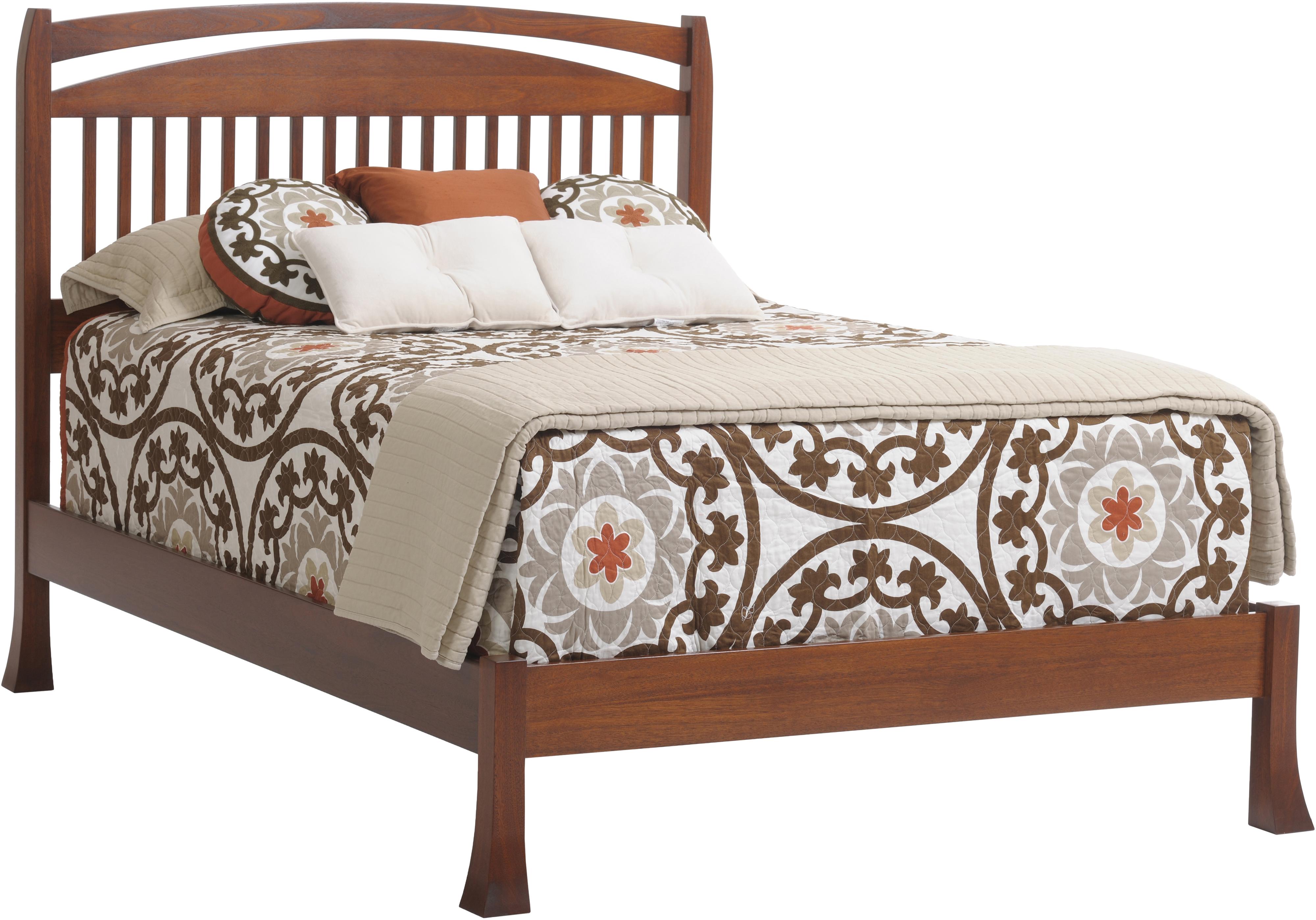 Millcraft Oasis Queen Slat Bed with MissionStyle Headboard